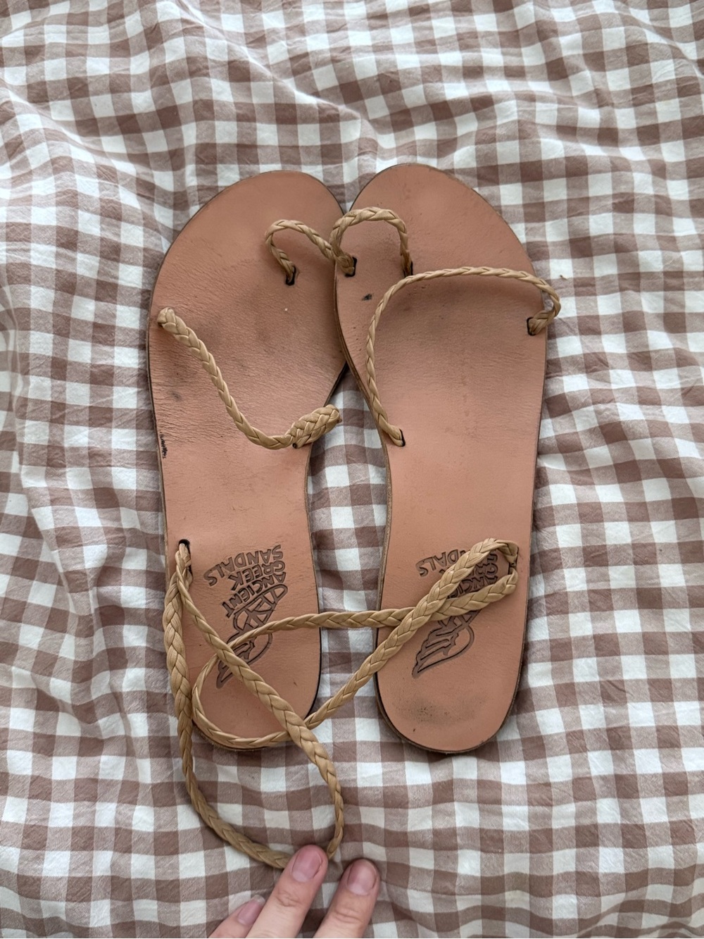 Ancient Greek Sandals Eleftheria flat sandals
